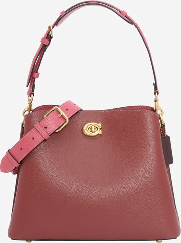 COACH Shoulder Bag 'Willow' in Red