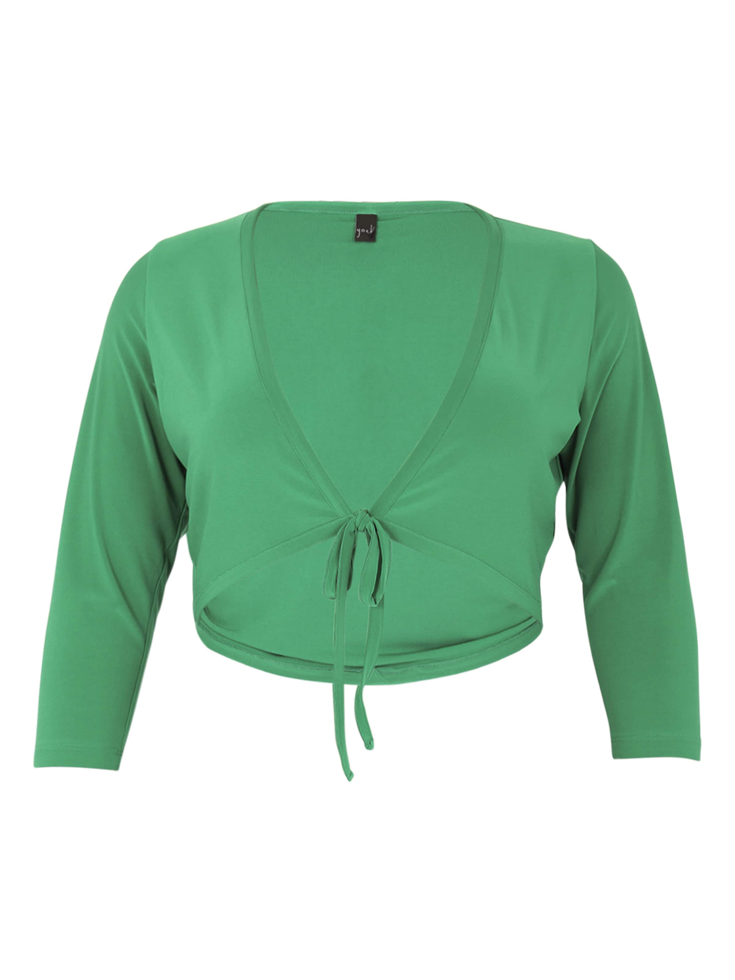 YOEK Bolero in Groen: voorkant