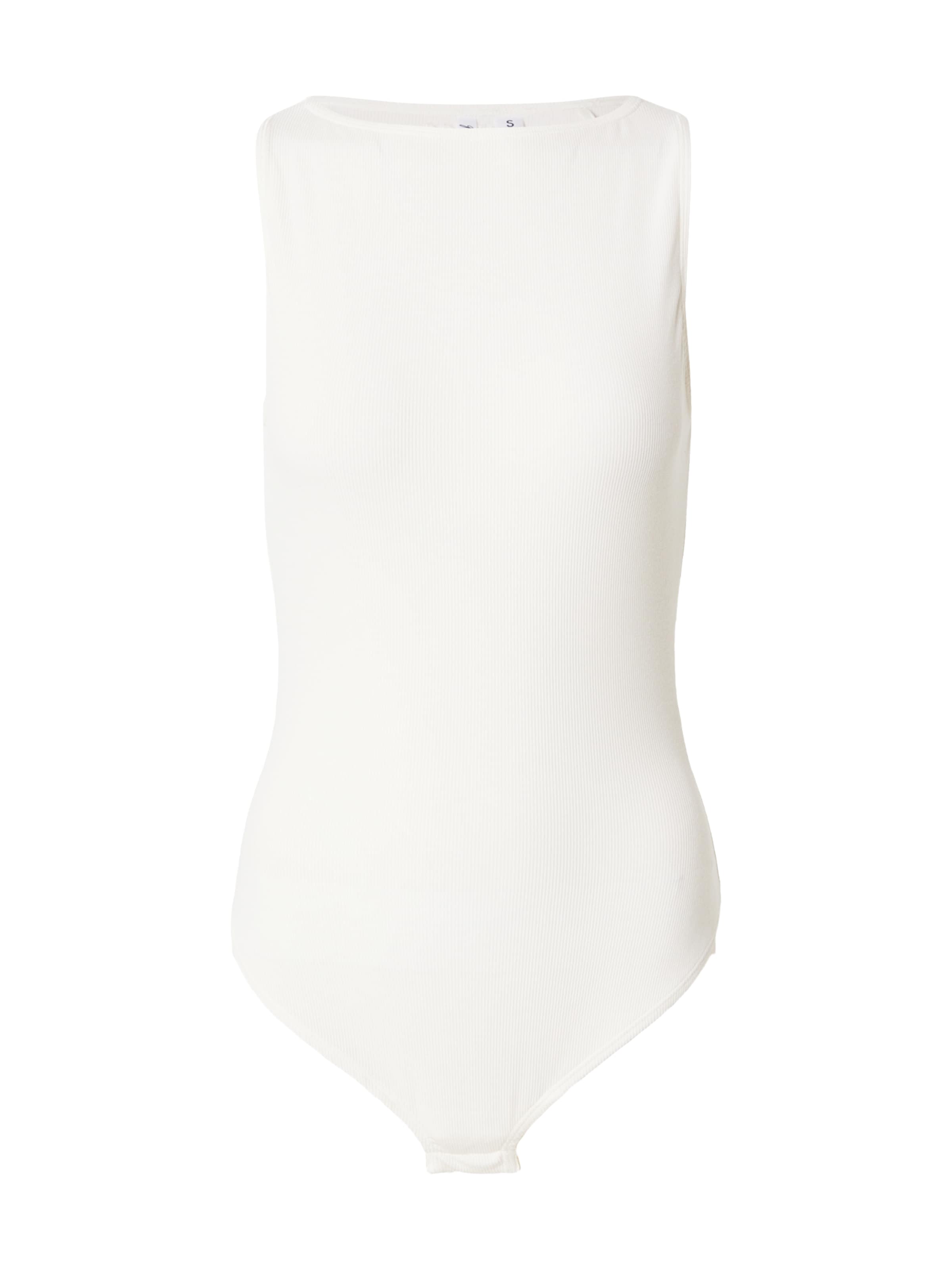 GUESS - Camisa body 'PENELOPE' em branco: frente