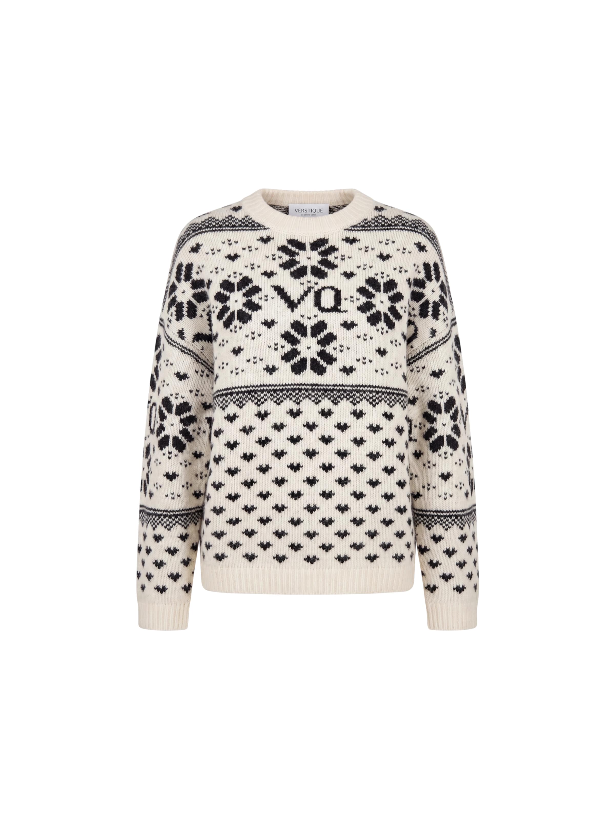 VERSTIQUE - Jersey en negro: frente