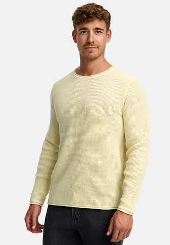 INDICODE JEANS Trui ' Petri ' in Geel