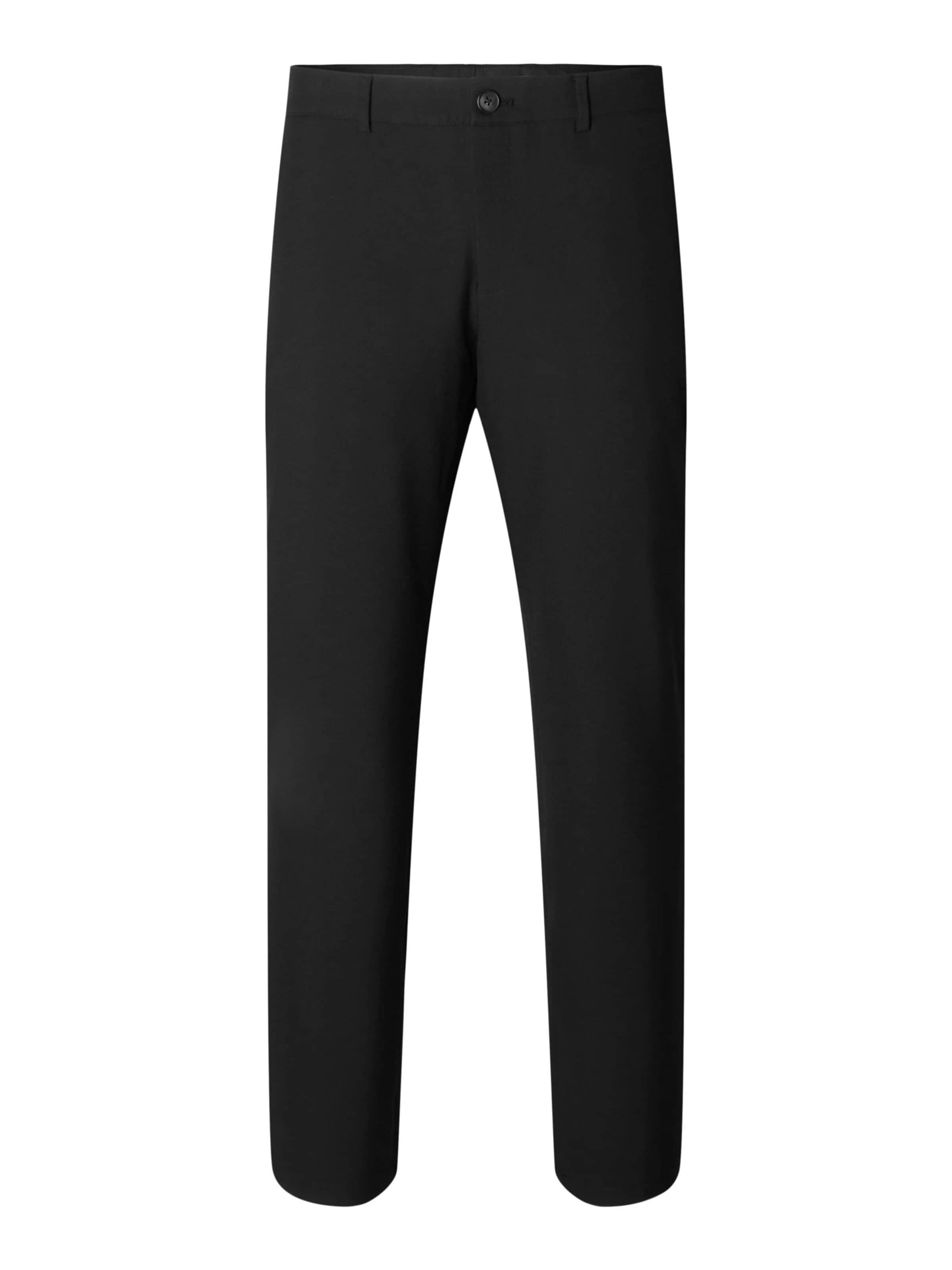 regular Pantaloni chino '16090460' di SELECTED in nero: frontale