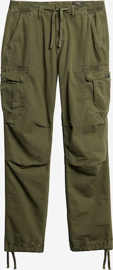 Superdry Pantalon cargo en olive, Vue avec produit