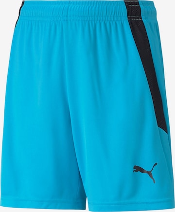 PUMA Regular Sportshorts 'TeamLiga' in Blau