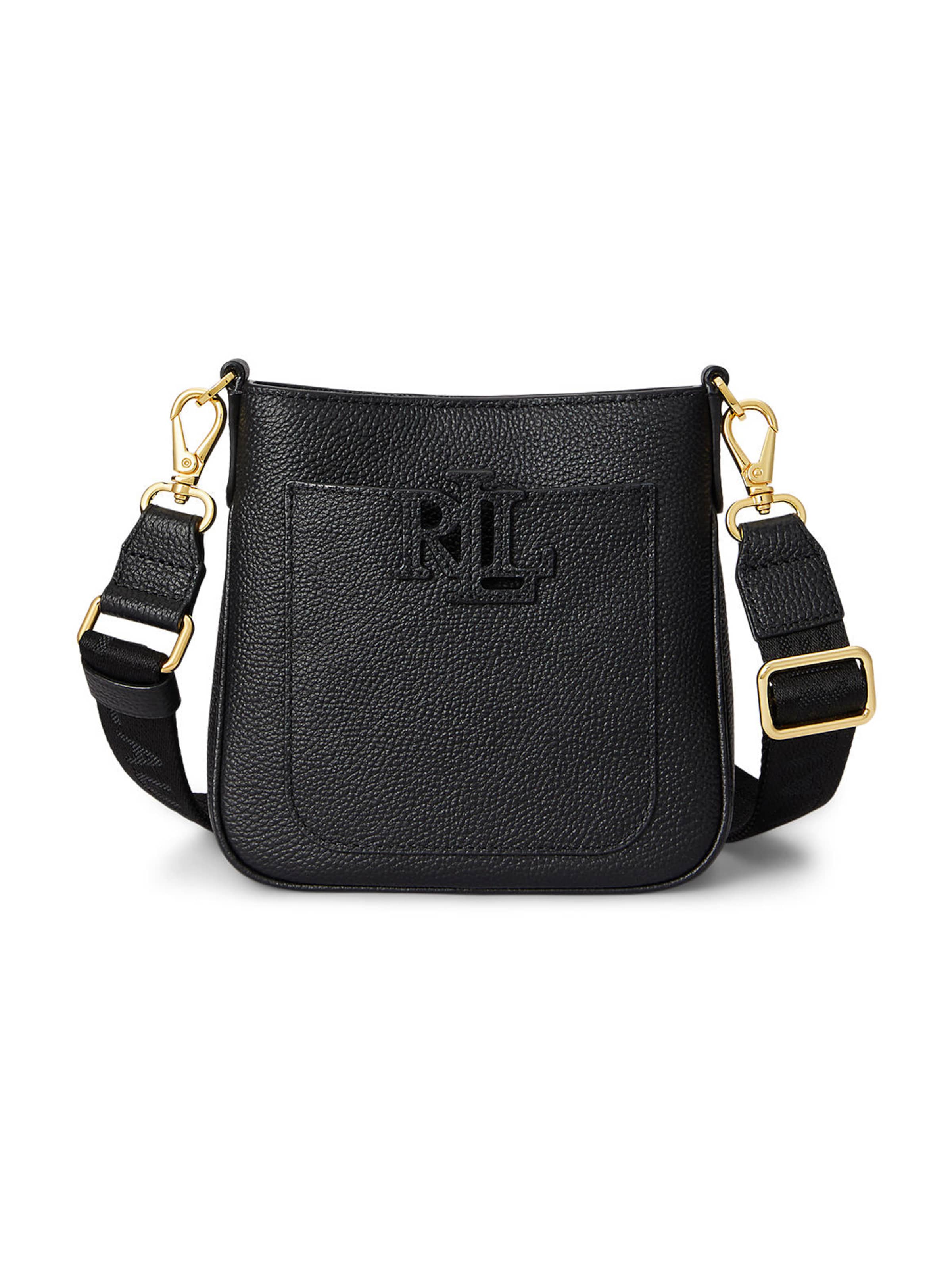 Lauren Ralph LaurenTorba preko ramena - crna boja: prednji dio