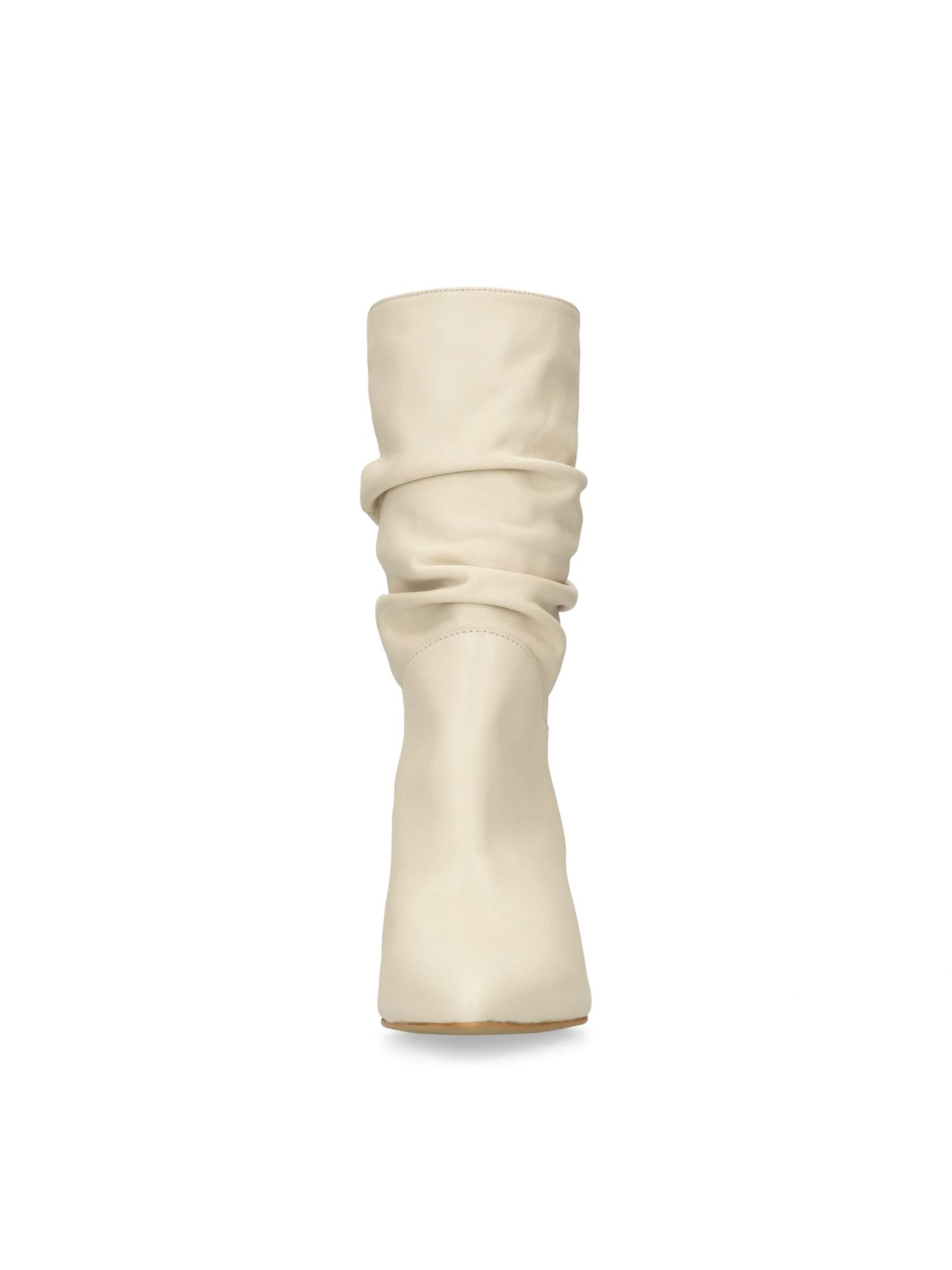 MANFIELD Stiefelette in Weiß