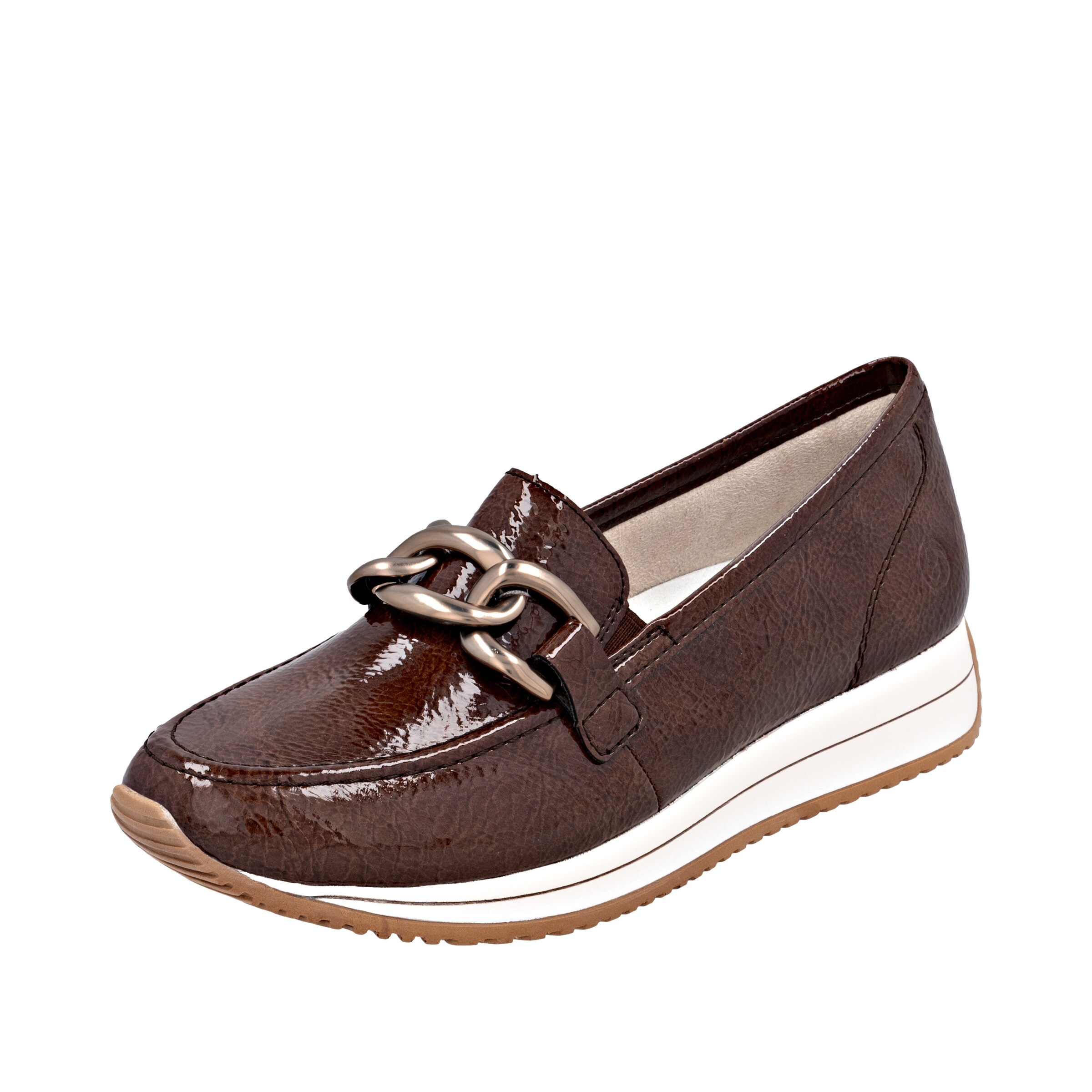 Chaussure basse REMONTE en marron : devant