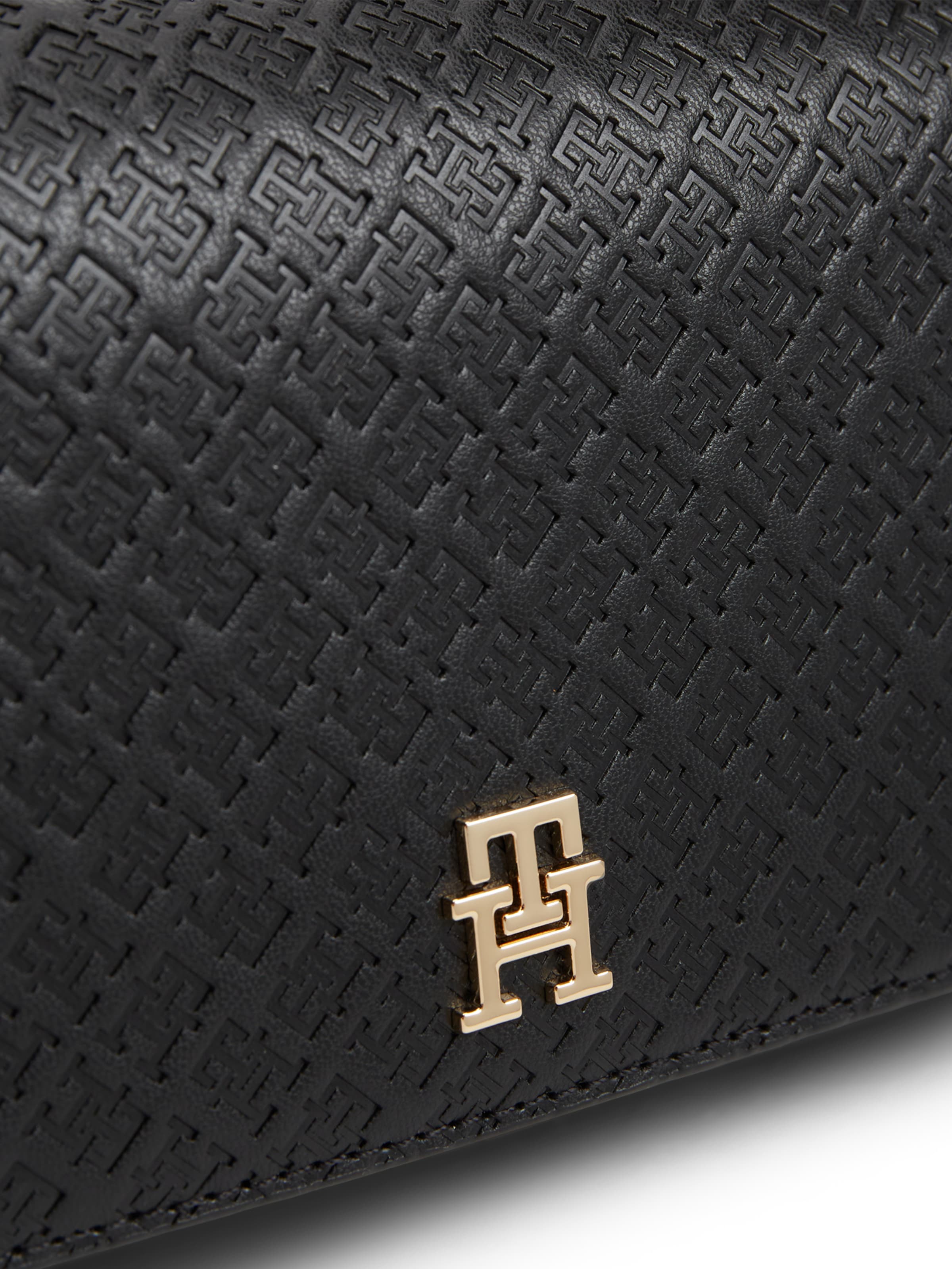 melns TOMMY HILFIGER Pleca soma 'CROSSOVER MONO'