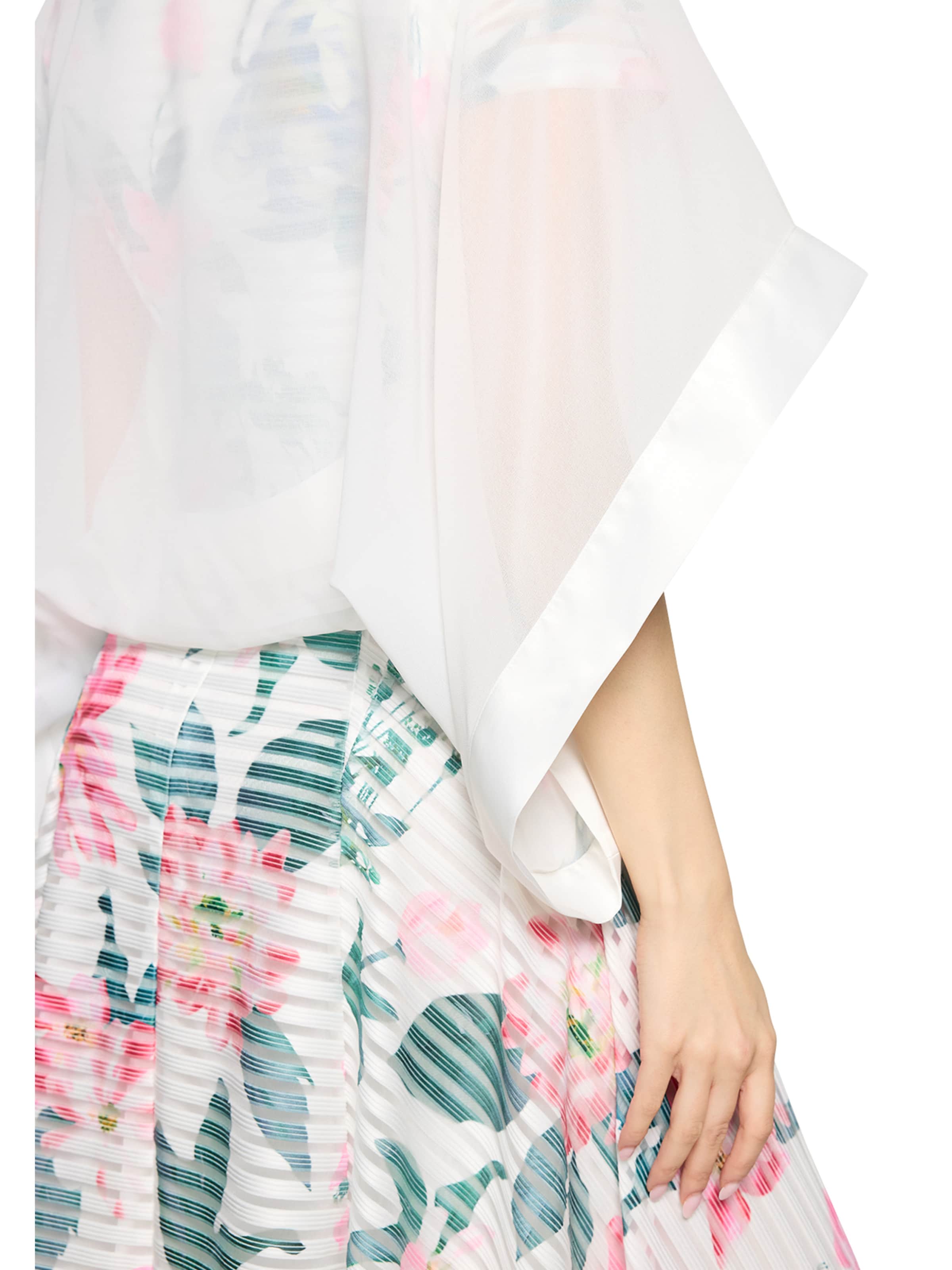 Vera Mont Chiffonstola mit 3/4 Arm in Weiß