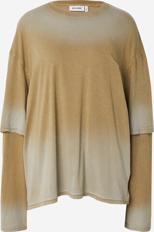 Maglietta di WEEKDAY in beige: frontale