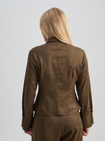 Camicia da donna 'Alva' di minus in verde