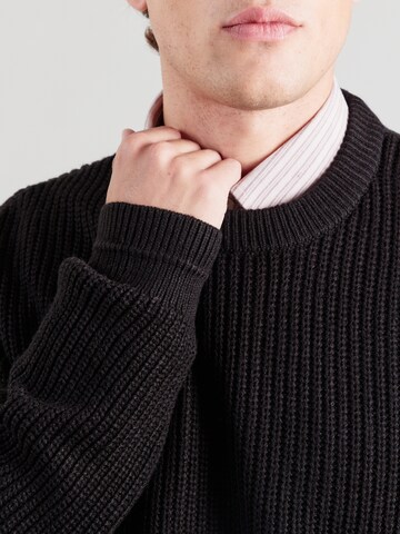 JACK & JONES Pulover 'JJKAITO' | črna barva