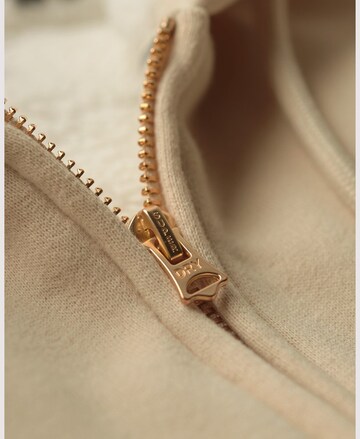 Superdry Sweat jacket in Beige