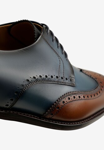 Henry Stevens Lace-Up Shoes 'Marshall FBD' in Blue