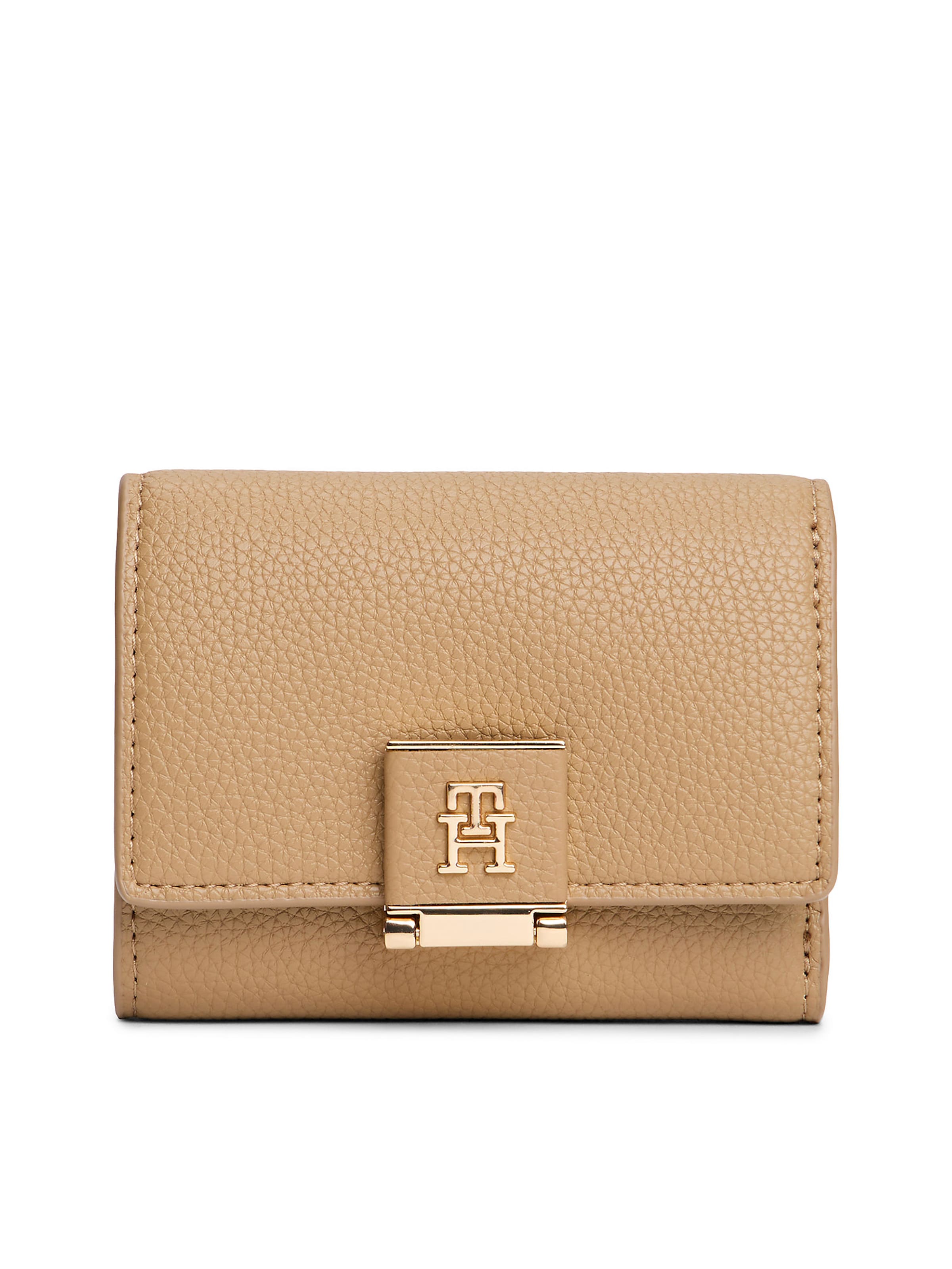TOMMY HILFIGER Wallet in Brown: front