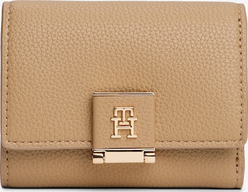 Porte-monnaies TOMMY HILFIGER en marron : devant