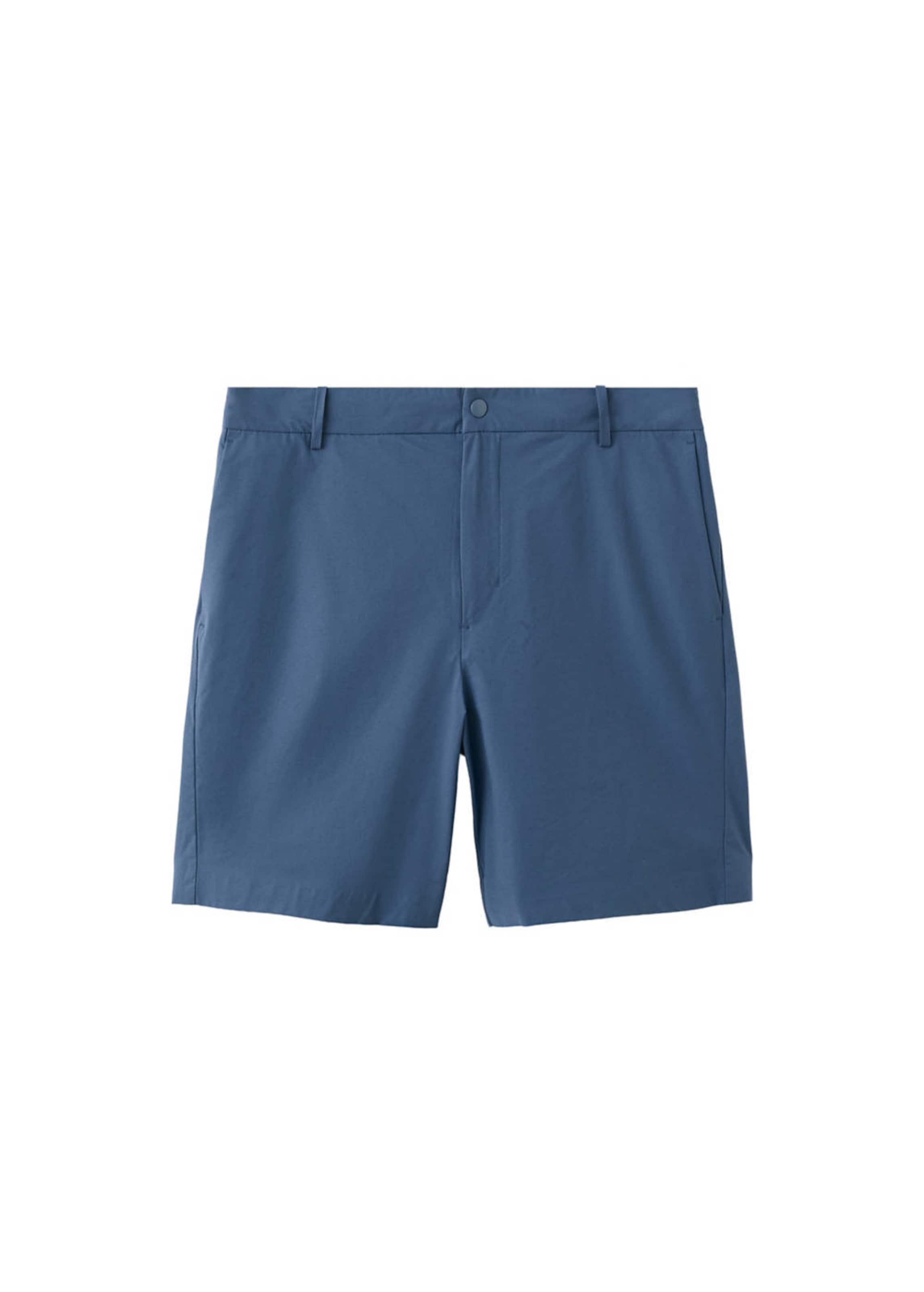 MANGO MAN Regular Shorts 'Russ' in Blau: Vorderseite