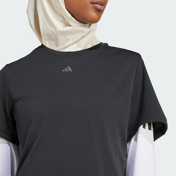 ADIDAS PERFORMANCE Λειτουργικό μπλουζάκι 'Designed for Training' σε μαύρο