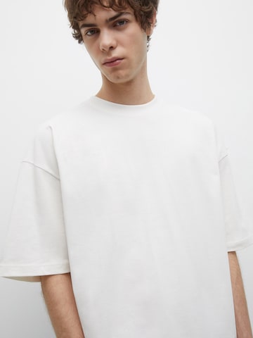 T-Shirt Pull&Bear en blanc