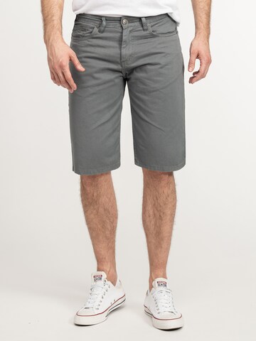 Rock Creek Regular Chinohose in Grau: Vorderseite