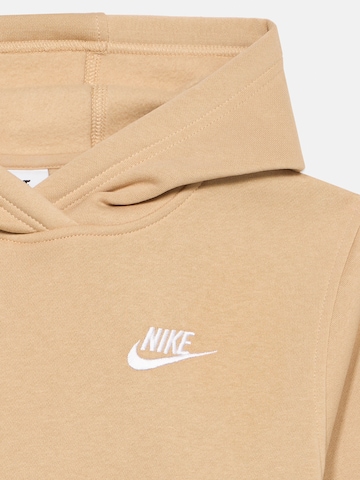 Nike Sportswear Sweatshirt 'Club Fleece' in Beige