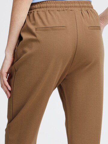 Effilé Pantalon Fransa en marron