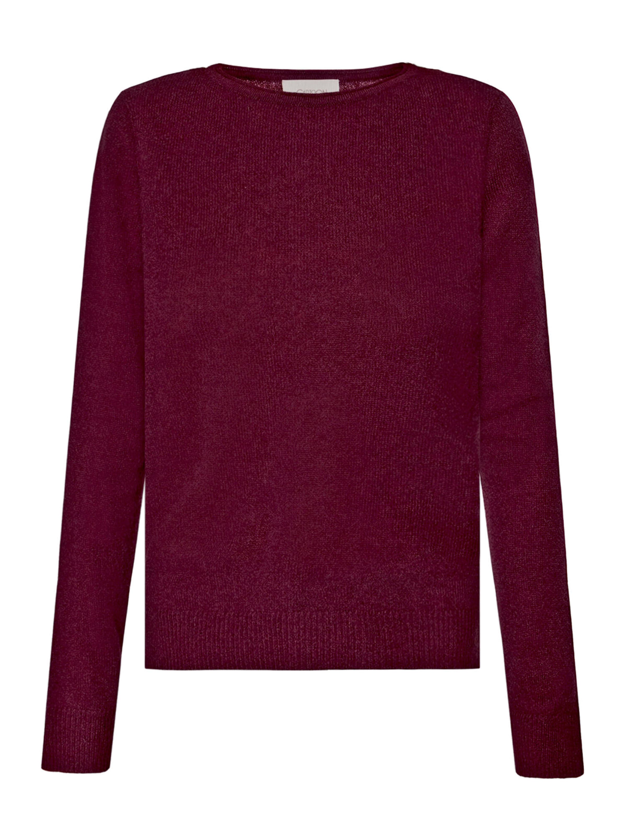 Cartoon Pullover in Lila: Vorderseite