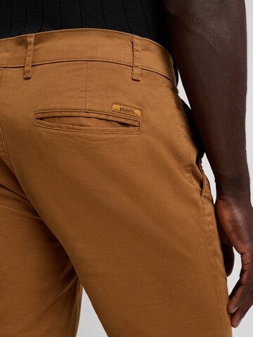 yazubi Slimfit Hose 'Dustin' in Beige