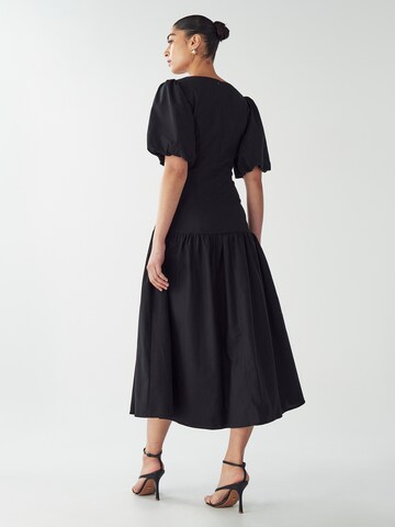 Willa Dress 'Inez' in Black: back