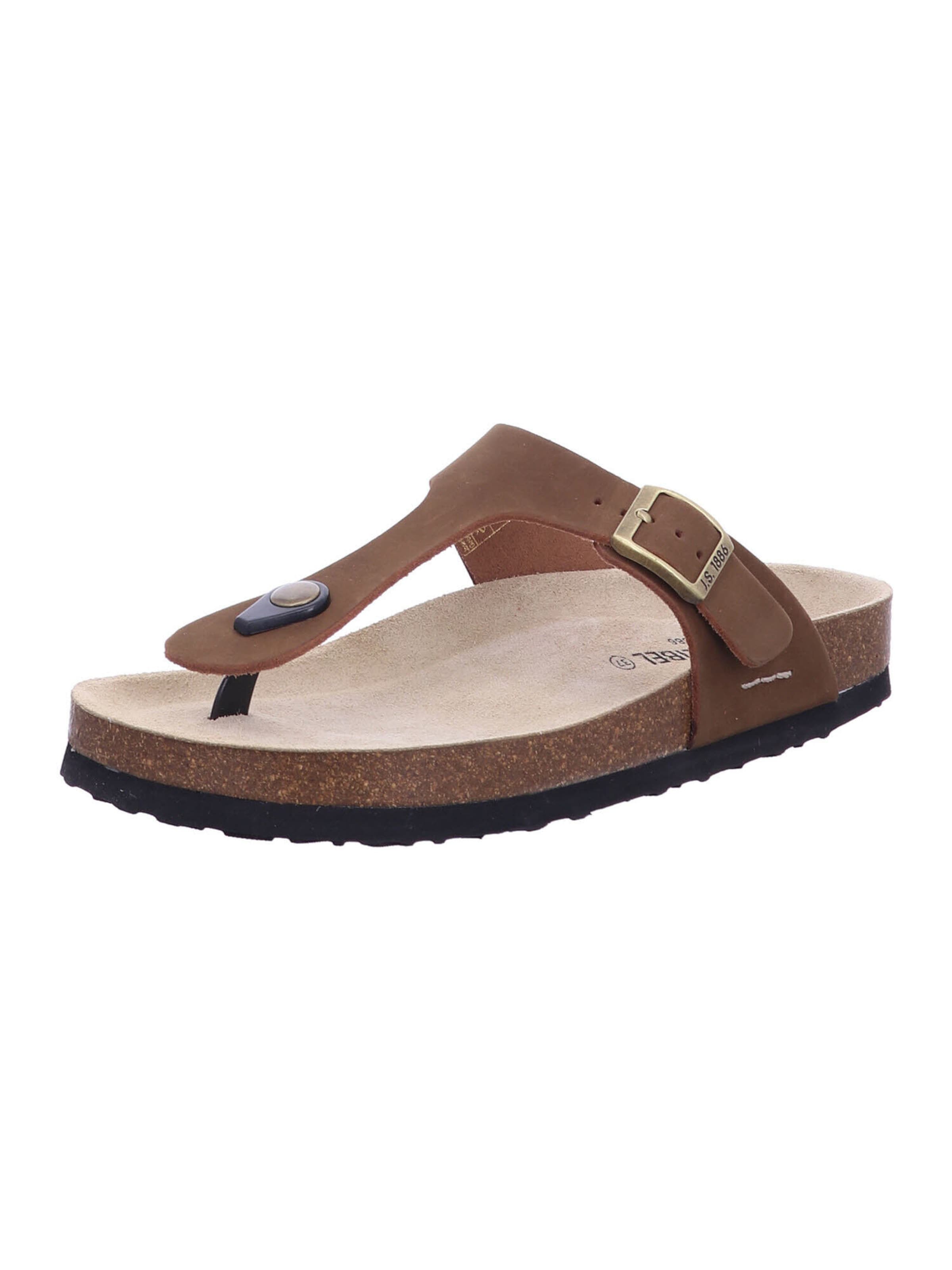 JOSEF SEIBEL T-Bar Sandals in Brown: front