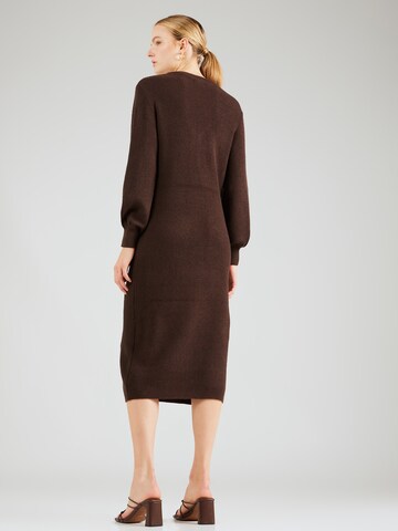 OBJECT Knit dress 'MALENA' in Brown