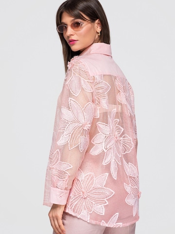 Ombre Blouse in Roze