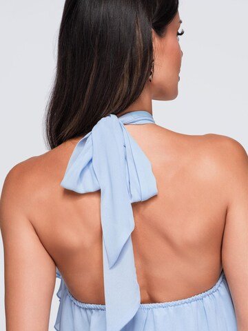 Top di Ombre in blu