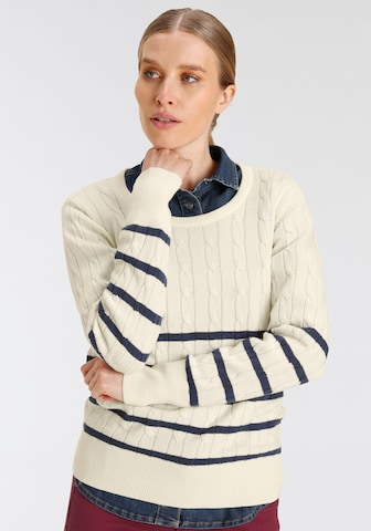 DELMAO Sweater in White