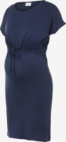 Robe 'Alison' MAMALICIOUS en bleu : devant