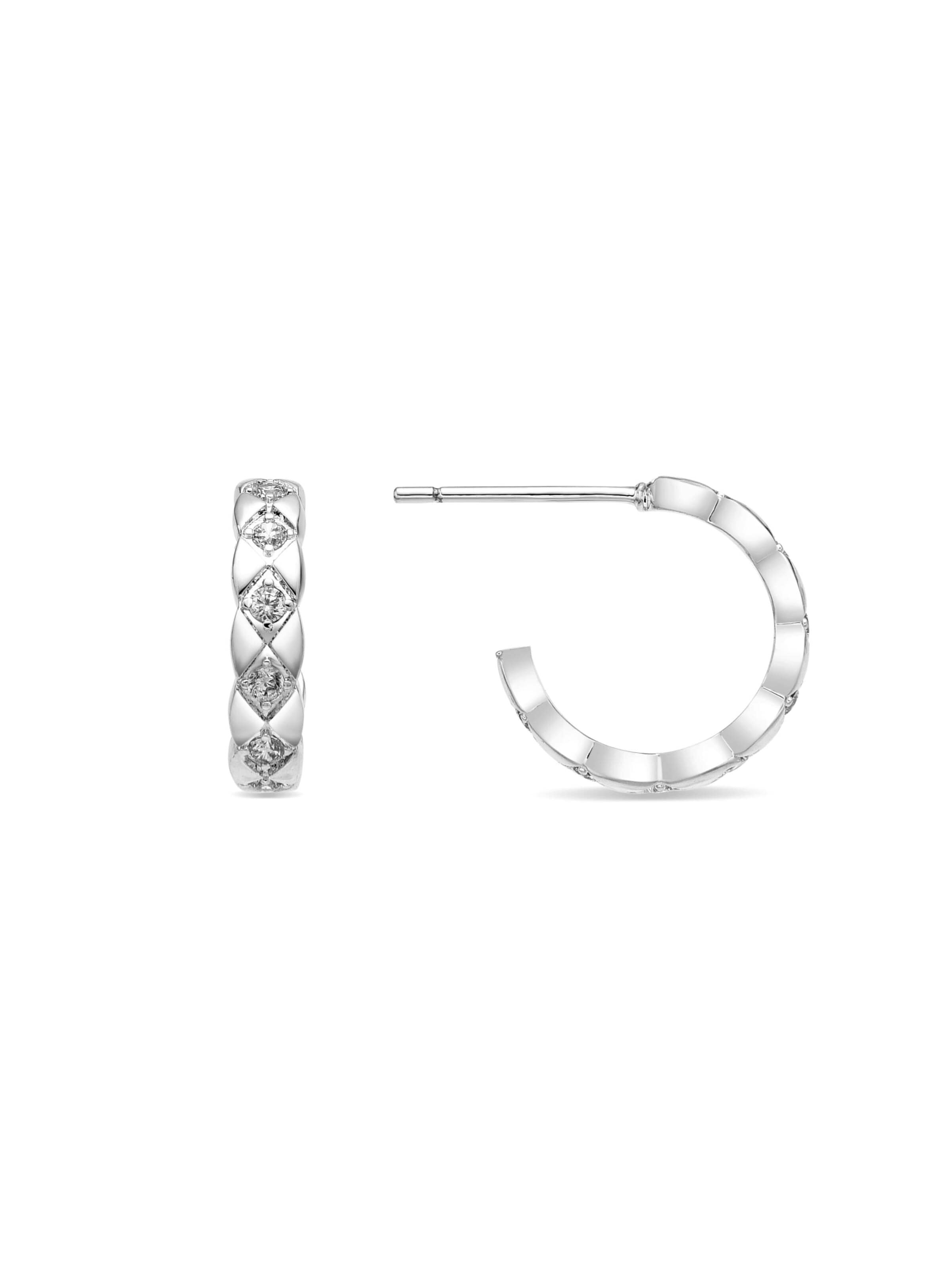Luxenter Earrings 'Efla' in Silver