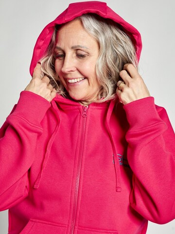 SPORTKIND Sportjas 'Unisex Zip Hoodie' in Roze