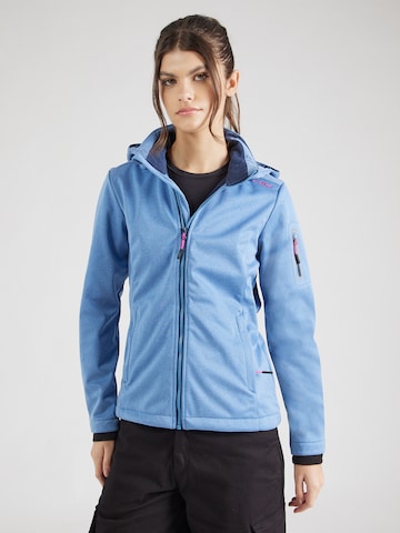 CMP Outdoorjas in Blauw: voorkant