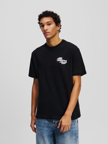 KARL LAGERFELD JEANS Футболка в Черный: спереди