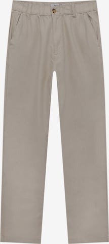 Pull&Bearregular Chino hlače - bež boja: prednji dio