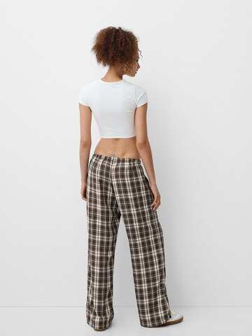 Loosefit Pantaloni di Bershka in marrone