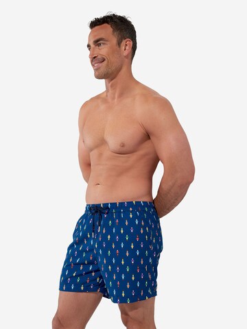 Shorts de bain ' Beach Boxer Calcio ' HOM en bleu
