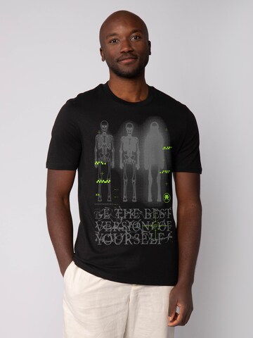 T-Shirt 'Be The Best' Watapparel en noir : devant