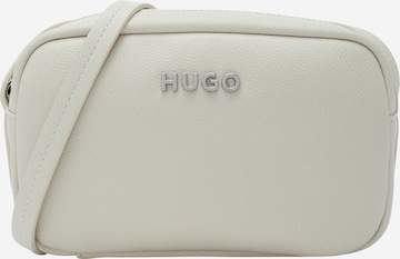 HUGO Red Чанта с презрамки 'Chris' в бяло: отпред