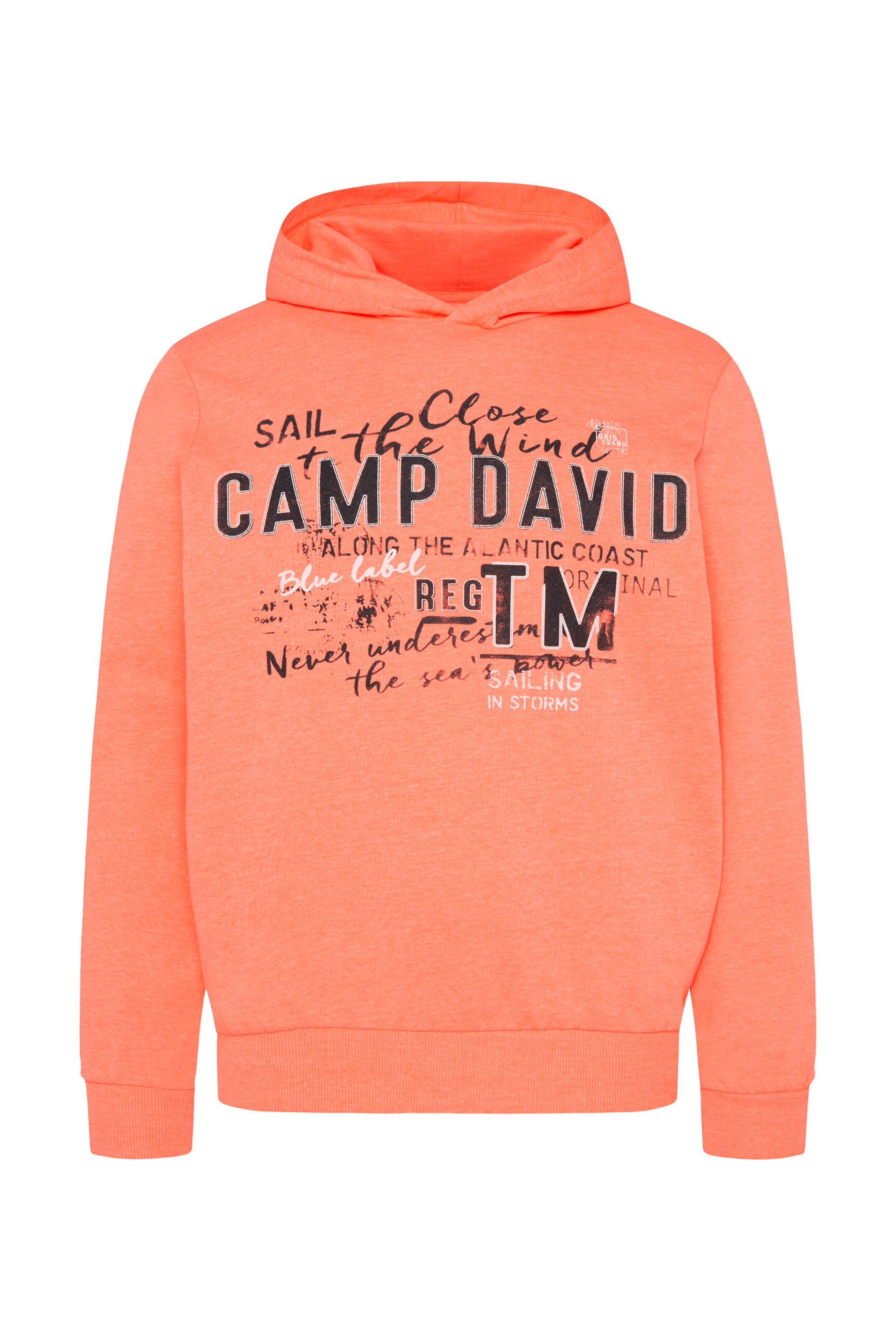CAMP DAVID Sweatshirt in Neon orange, Item view