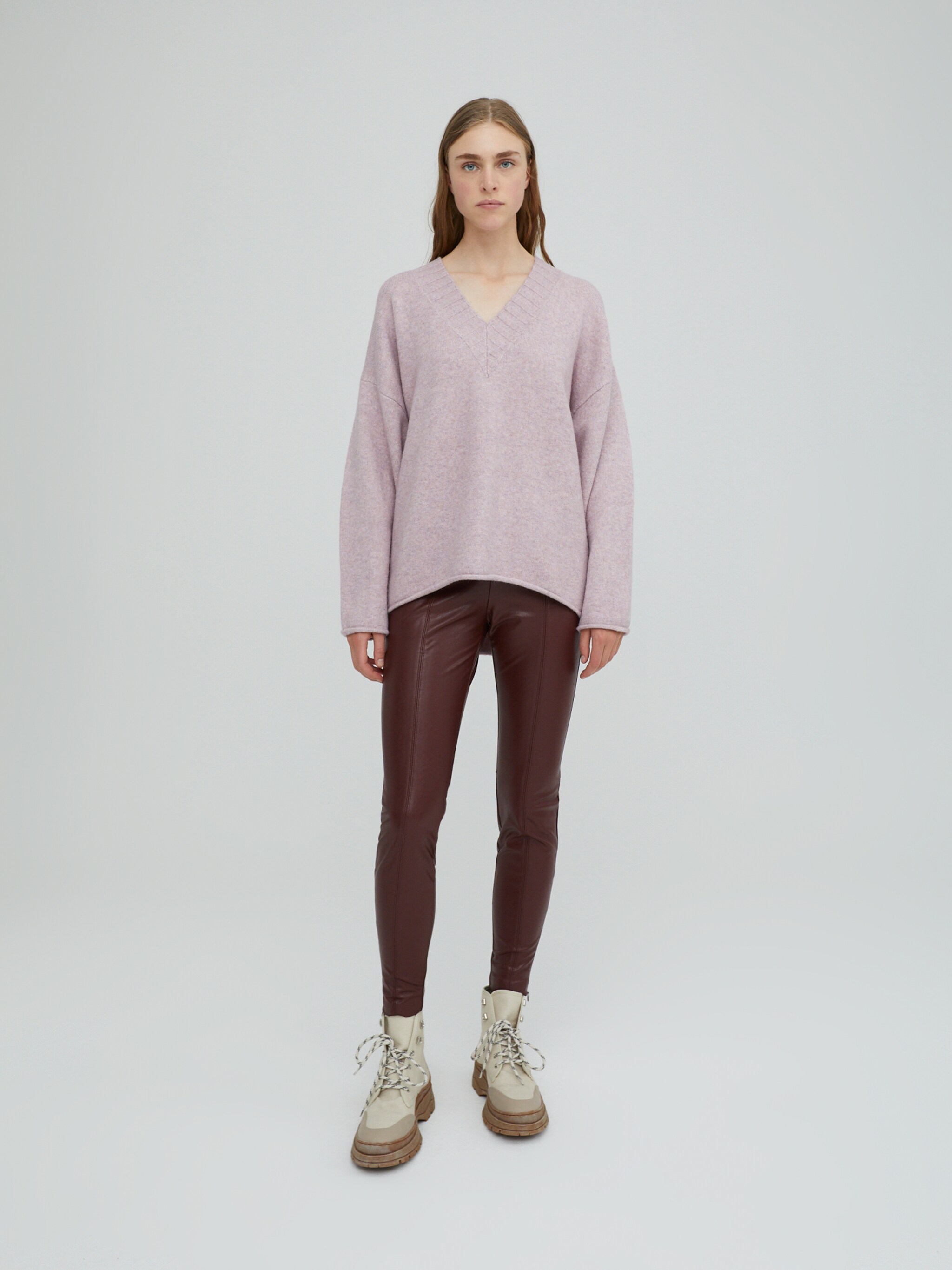 EDITED Produkte Leggings 'Teresa' burgunder