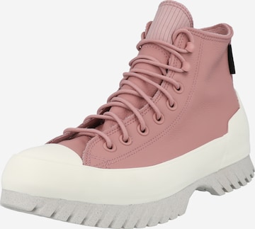 Baskets hautes 'Chuck Taylor All Star Lugged 2.0' CONVERSE en rose : devant