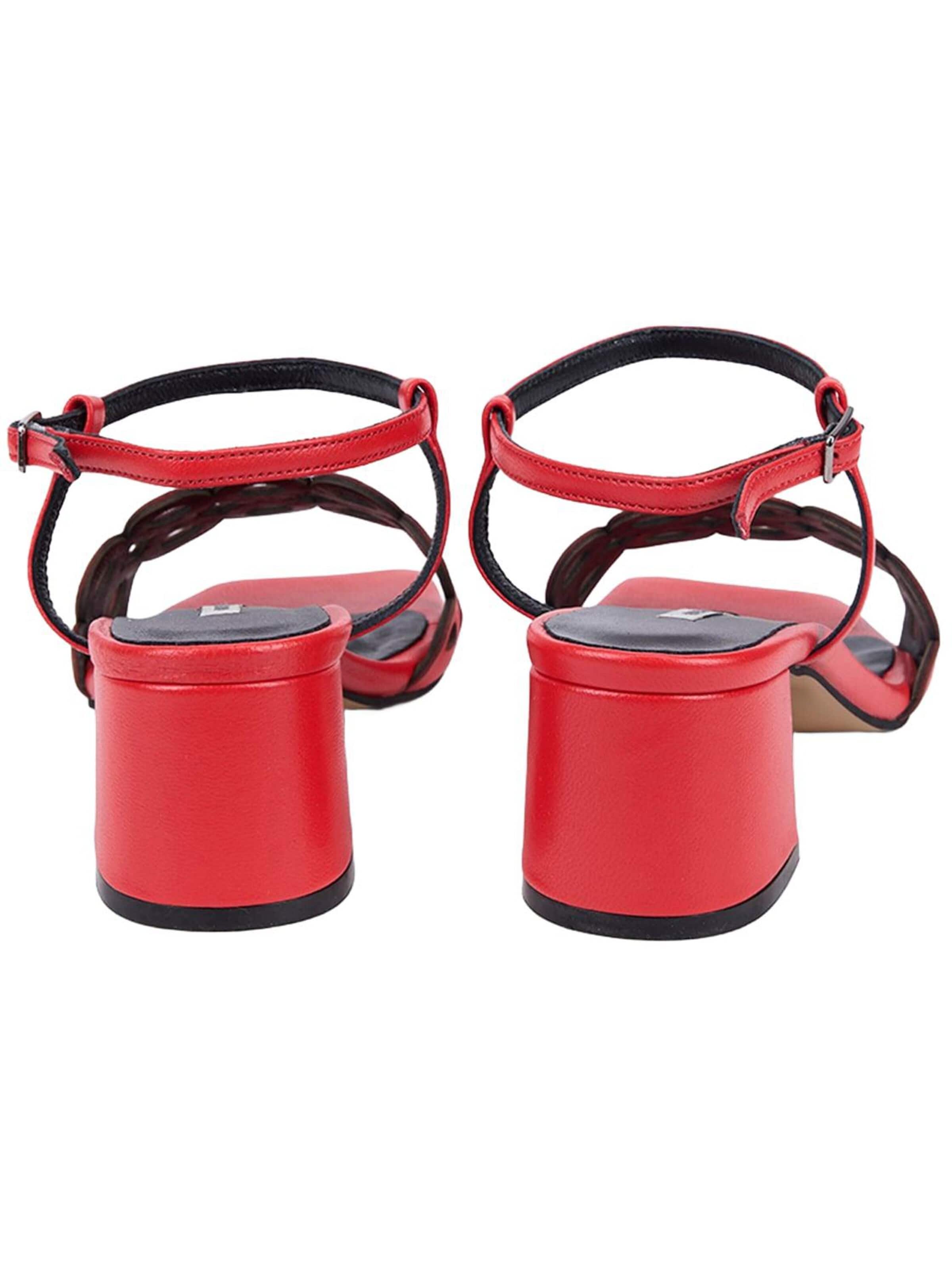 Desa - Sandalias de dedo en rojo