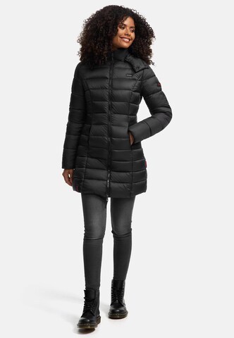 Cappotto invernale 'Abendsternchen' di MARIKOO in nero: frontale