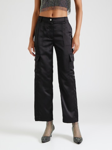 GUESS Loosefit Cargobroek 'Benedetta' in Zwart: voorkant